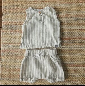 Final Price 🩷 Modern Moments Striped Baby Outfit